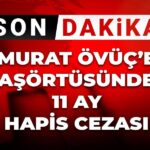 Murat Övüç’e Başörtüsü Nedeniyle 11 Ay Hapis Cezası Verildi